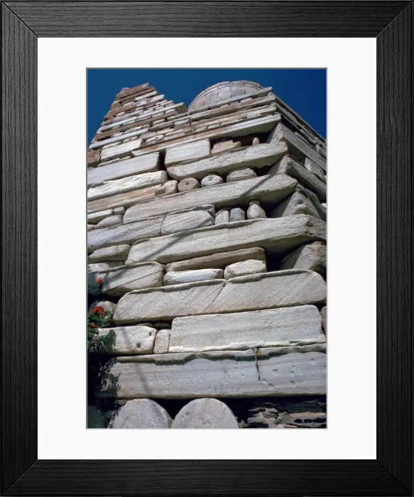 Framed Print : Frankish tower on the island of Paros, 13th century Framed Print : Frankish tower on the island of Paros, 13th century