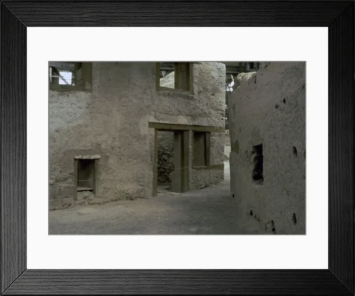 Framed Print : House in the Minoan town at Akrotiri, 15th century BC Framed Print : House in the Minoan town at Akrotiri, 15th century BC