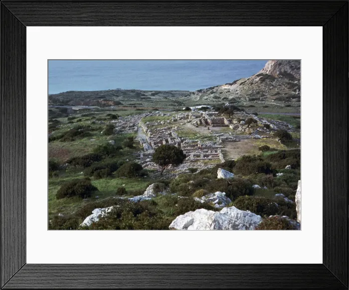 Framed Print : Site of the Minoan town of Gournia Framed Print : Site of the Minoan town of Gournia
