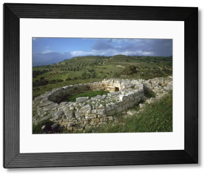 Framed Print : Tholos tomb on Crete, 21st century BC Framed Print : Tholos tomb on Crete, 21st century BC