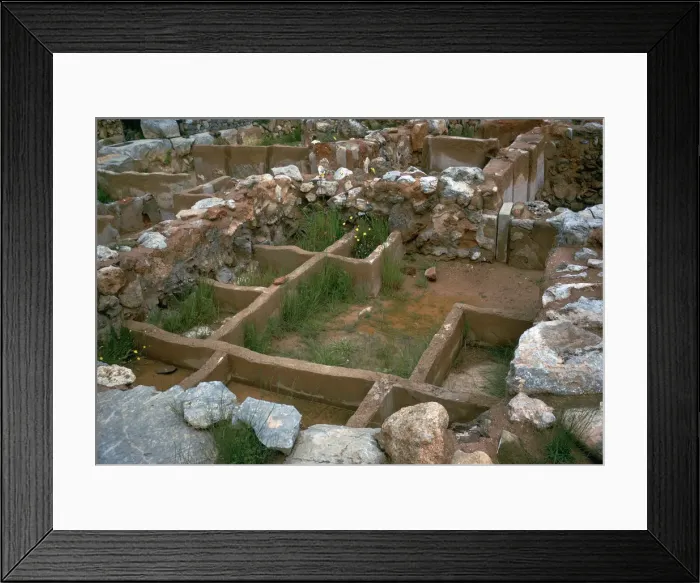 Framed Print : Treasure room of the Minoan palace at Zakro, 20th-15th century BC Framed Print : Treasure room of the Minoan palace at Zakro, 20th-15th century BC