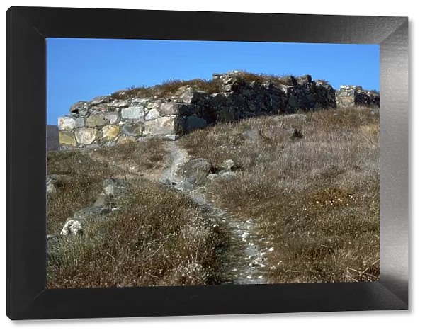 Wall of the pre-historic site at Phyllakopi on Milos, 31st century BC