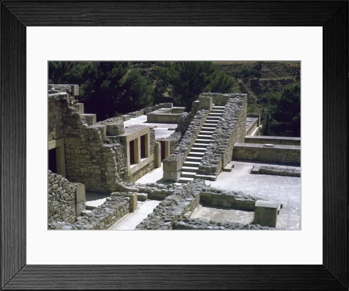 Framed Print : Minoan Royal palace at Knossos on Crete Framed Print : Minoan Royal palace at Knossos on Crete
