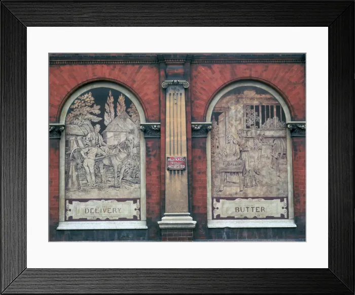Framed Print : Facade of 19th century dairy Framed Print : Facade of 19th century dairy