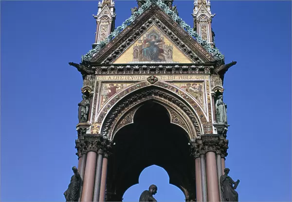 The west side of the Albert Memorial, 19th century