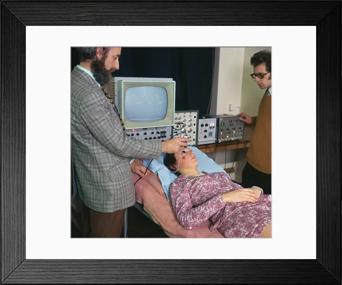 Framed Print : E. E. G recording Framed Print : E. E. G recording