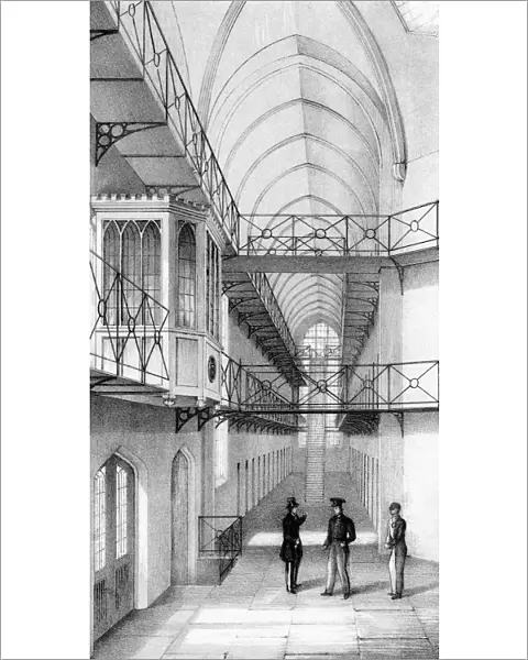 Reading Gaol, Berkshire, England, c1850