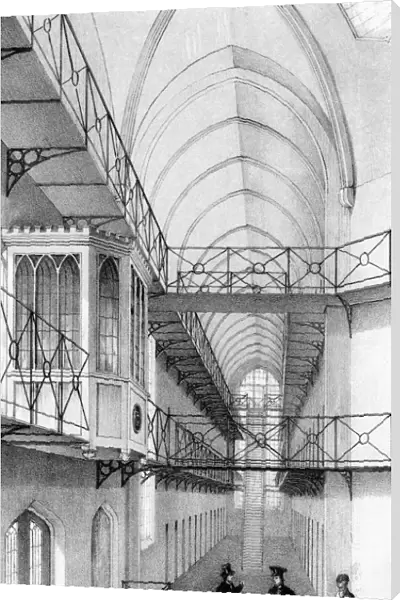 Reading Gaol, Berkshire, England, c1850