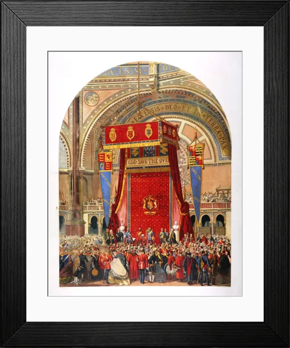 Framed Print : Opening of the International Exhibition, 1862 Framed Print : Opening of the International Exhibition, 1862