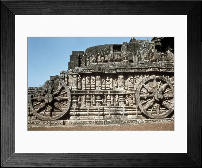 Framed Print : Side wall of the chariot, Temple of the Sun, Konarak, India, 13th century Framed Print : Side wall of the chariot, Temple of the Sun, Konarak, India, 13th century