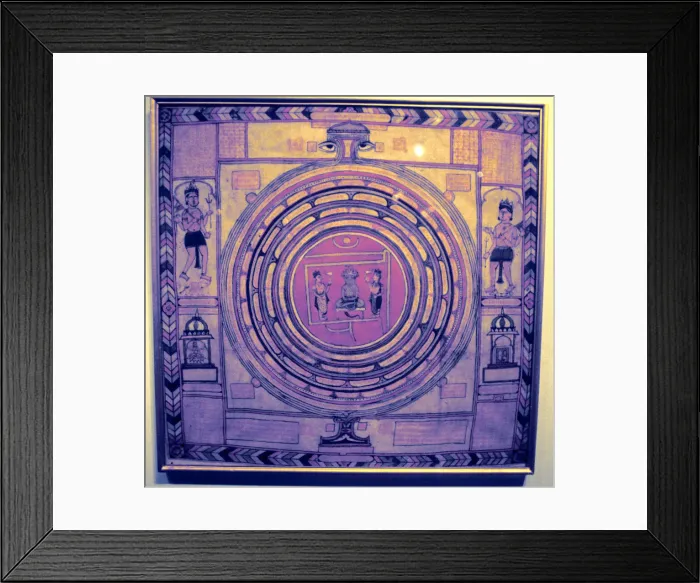 Framed Print : Jain cosmos, Indian