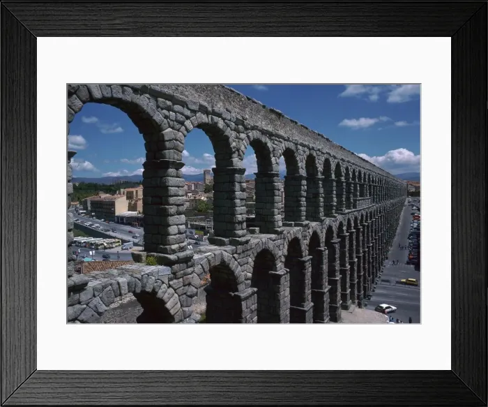 Framed Print : Roman Aqueduct, 1st century