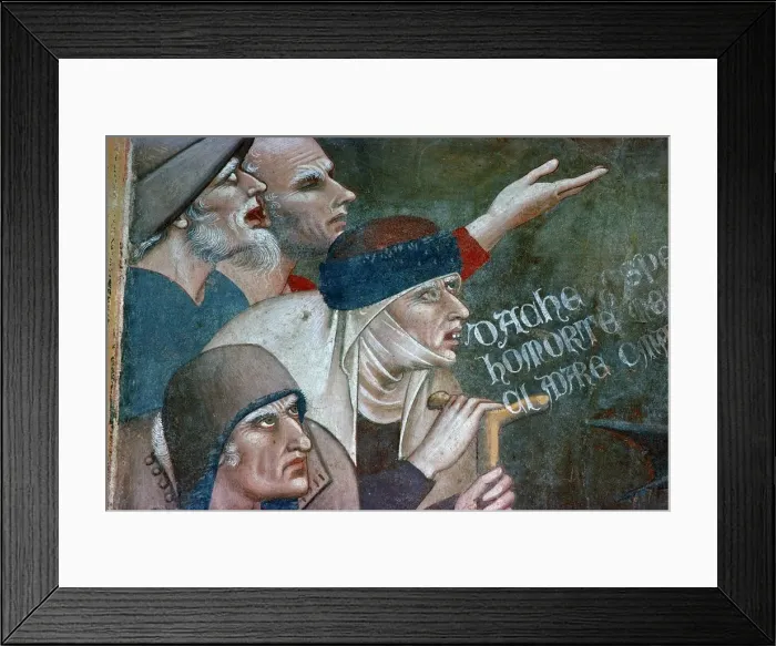 Framed Print : Fragment of a fresco showing the triumph of death, 14th century. Artist: Andrea Orcagna Framed Print : Fragment of a fresco showing the triumph of death, 14th century. Artist: Andrea Orcagna