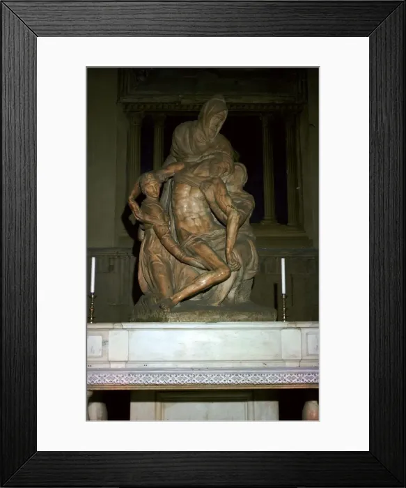 Framed Print : Pieta, 16th century. Artist: Michelangelo Buonarroti Framed Print : Pieta, 16th century. Artist: Michelangelo Buonarroti
