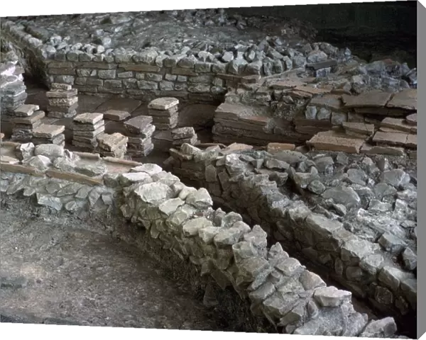 Hypocaust of the Roman Palace at Fishbourne, 3rd century