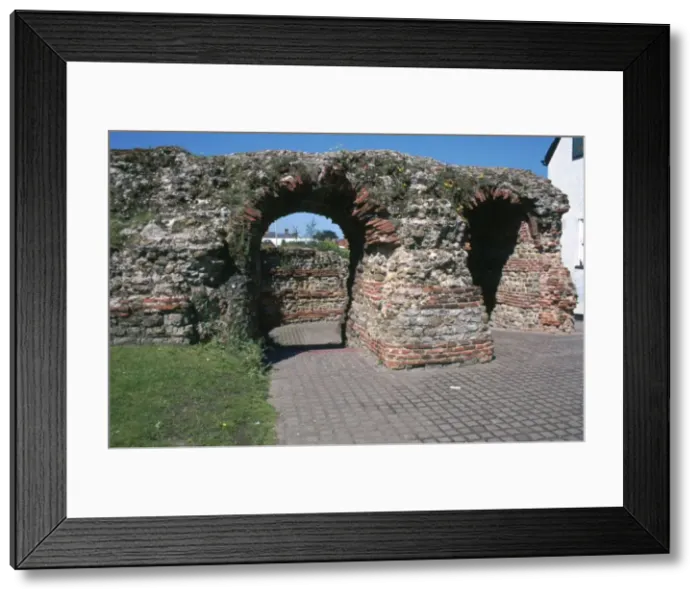 Framed Print : The Balkerne Gate, 1st century