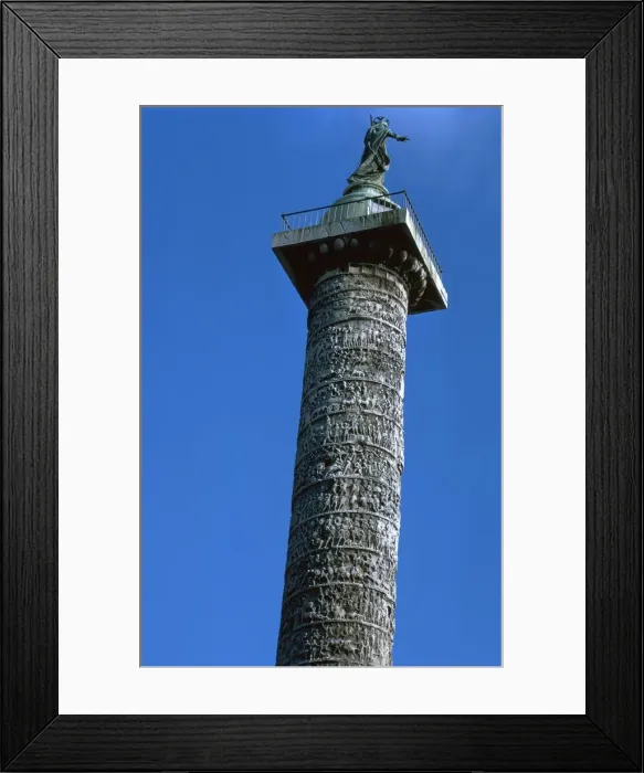 Framed Print : Column of Marcus Aurelius, 2nd century Framed Print : Column of Marcus Aurelius, 2nd century
