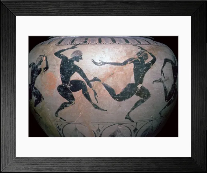 Framed Print : Detail of a Greek vase Framed Print : Detail of a Greek vase