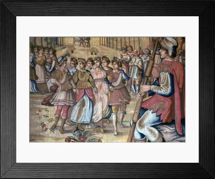 Framed Print : Florentine tapestry, 16th century Framed Print : Florentine tapestry, 16th century