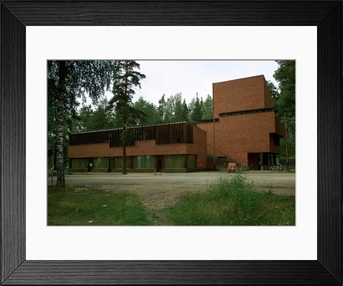 Framed Print : Saynatsalo Town Hall, 1940s. Artist: Alvar Aalto Framed Print : Saynatsalo Town Hall, 1940s. Artist: Alvar Aalto