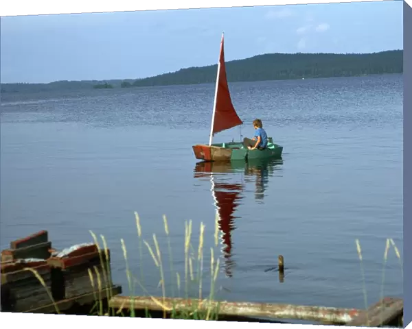 Saynatsalo island on Lake Paijanne in August