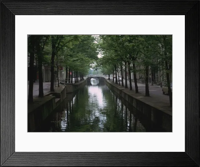 Framed Print : Canal in Oude Delft Framed Print : Canal in Oude Delft