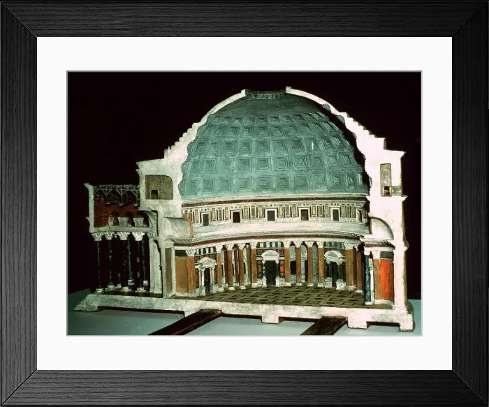 Framed Print : Model of the Pantheon, 1st century Framed Print : Model of the Pantheon, 1st century