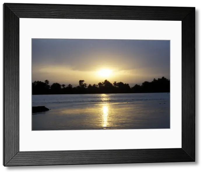 Framed Print : River Nile at sunset, Egypt Framed Print : River Nile at sunset, Egypt