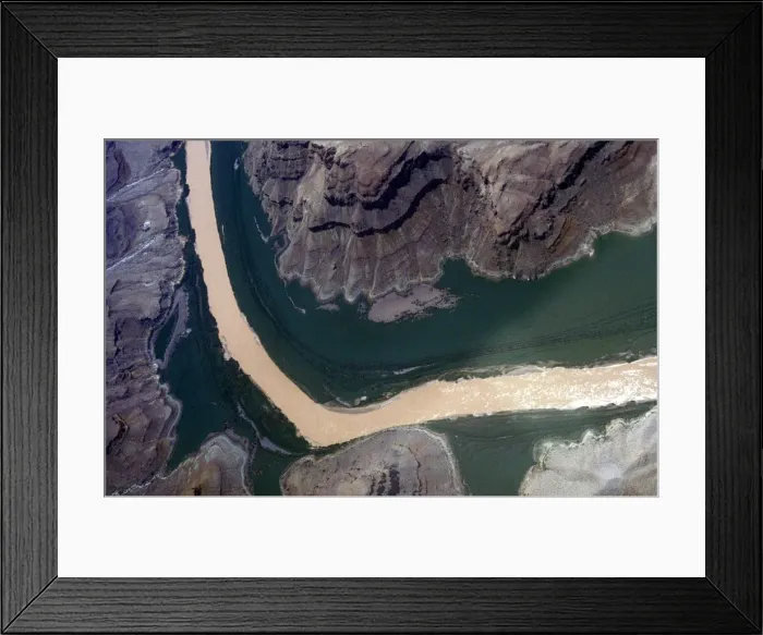 Framed Print : Grand Canyon with the Colorado River, Arizona, USA Framed Print : Grand Canyon with the Colorado River, Arizona, USA