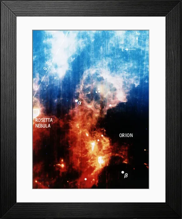 Framed Print : Infra-red view of constellation of Orion Framed Print : Infra-red view of constellation of Orion