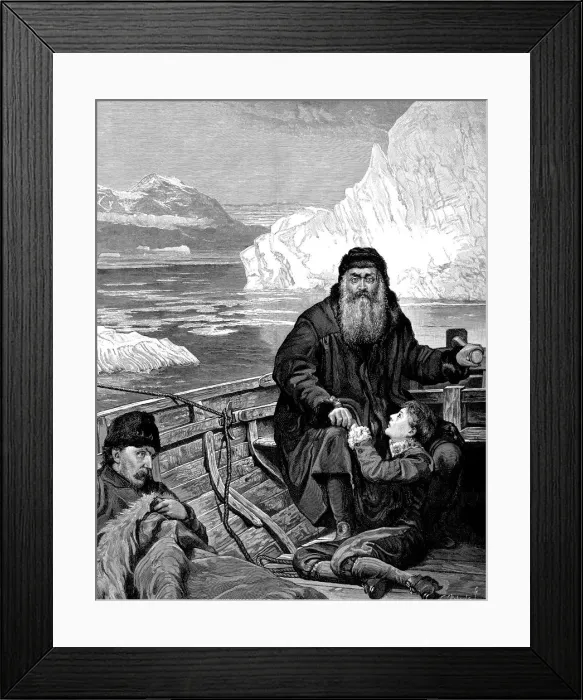 Framed Print : English navigator Henry Hudson (1550-1611) on his last voyage Framed Print : English navigator Henry Hudson (1550-1611) on his last voyage