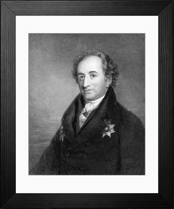 Framed Print : Johann Wolfgang von Goethe, German poet, dramatist and scientist, c1830 Framed Print : Johann Wolfgang von Goethe, German poet, dramatist and scientist, c1830