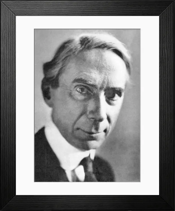Framed Print : Bertrand Arthur William Russell (1872-1970), British philosopher and mathematician Framed Print : Bertrand Arthur William Russell (1872-1970), British philosopher and mathematician