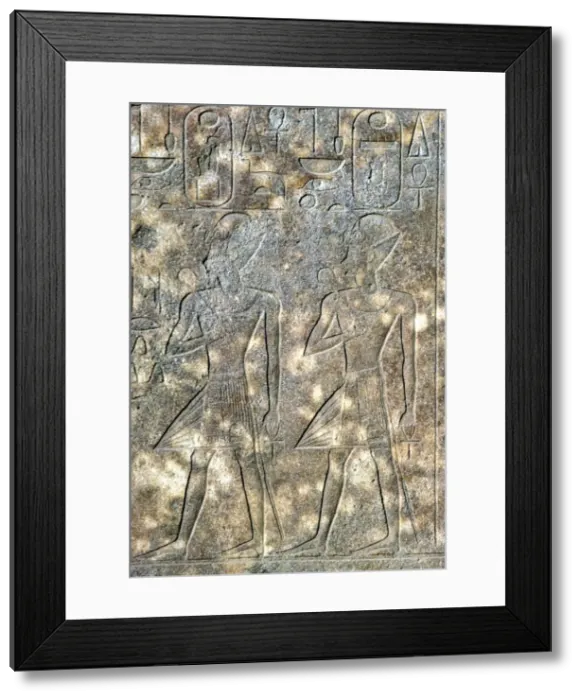 Framed Print : Queen Hatshepsut and her co-regent Pharaoh Thutmosis III, 18th Dynasty. c1503BC-1483 BC Framed Print : Queen Hatshepsut and her co-regent Pharaoh Thutmosis III, 18th Dynasty. c1503BC-1483 BC