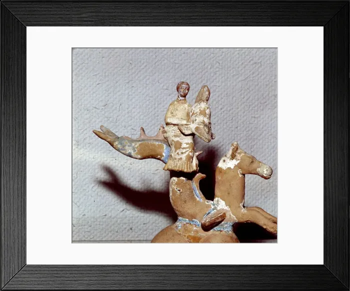 Framed Print : Thetis riding a sea monster bringing the Helmet of Achilles, late 4th century BC Framed Print : Thetis riding a sea monster bringing the Helmet of Achilles, late 4th century BC