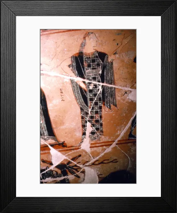 Framed Print : Detail from the Francois Vase, Thetis, c6th century BC. Artists: Ergotimos, Kleitias Framed Print : Detail from the Francois Vase, Thetis, c6th century BC. Artists: Ergotimos, Kleitias