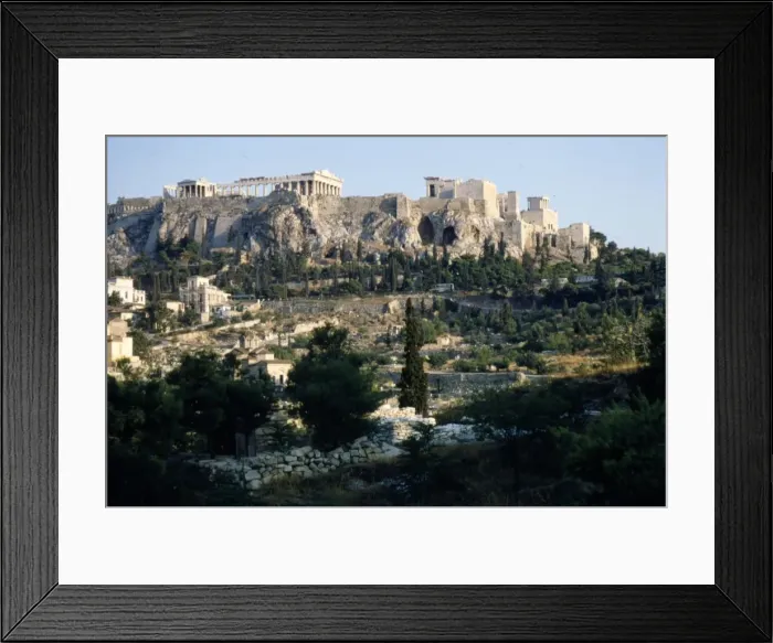 Framed Print : Acropolis from Agora, Athens, c20th century. Artist: CM Dixon Framed Print : Acropolis from Agora, Athens, c20th century. Artist: CM Dixon