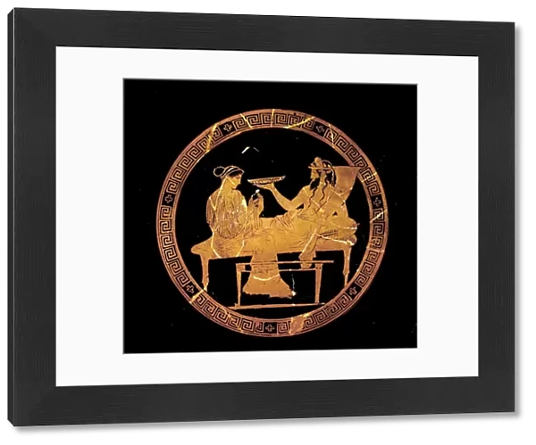 Hades and Persephone Banqueting: Altic Red-figure Kylix, c430 BC. Artist: Codrus Painter