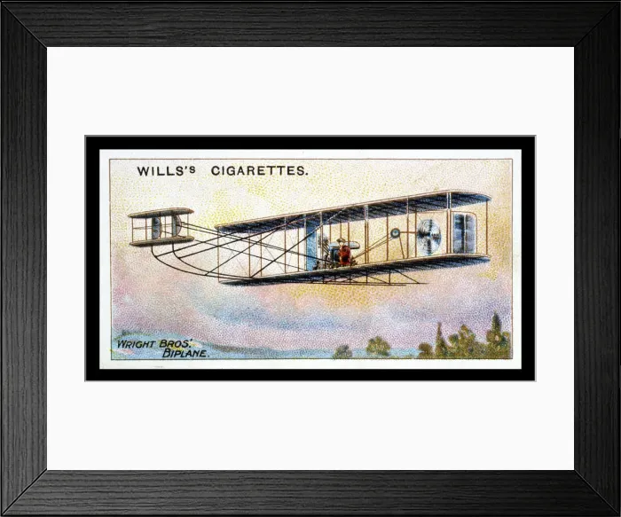 Framed Print : Wright Brothers biplane Flier, 1910 Framed Print : Wright Brothers biplane Flier, 1910