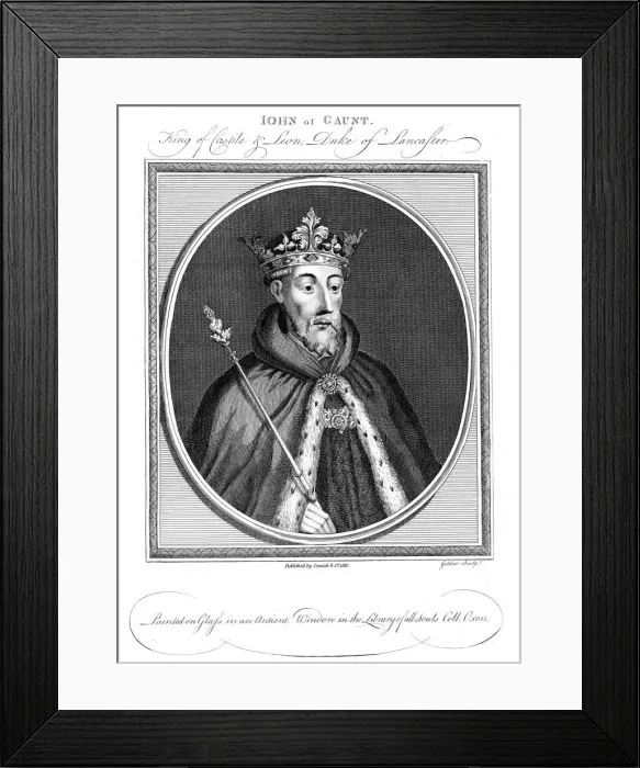 Framed Print : John of Gaunt, Duke of Lancaster (1340-1399) Framed Print : John of Gaunt, Duke of Lancaster (1340-1399)