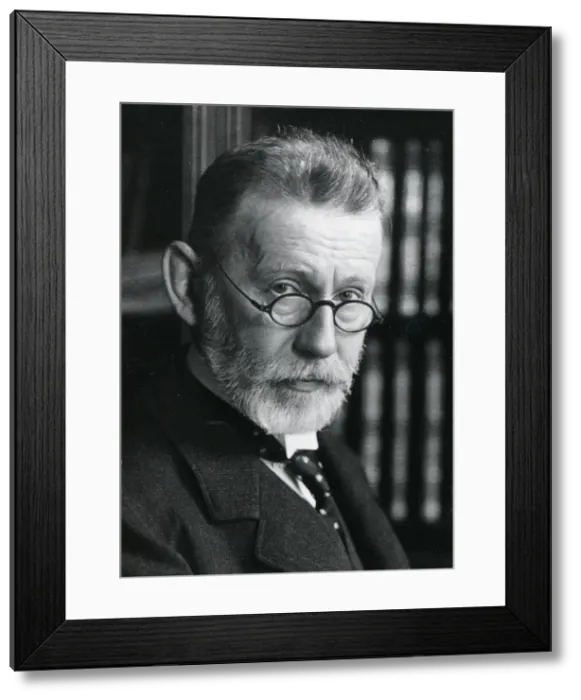 Framed Print : Paul Ehrlich (1854-1915), German bacteriologist Framed Print : Paul Ehrlich (1854-1915), German bacteriologist