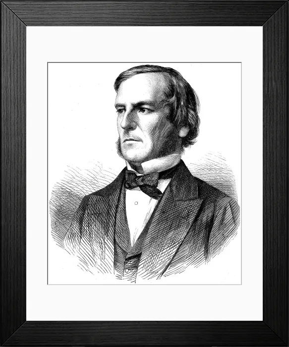 Framed Print : George Boole, English mathematician and logician, 1865 Framed Print : George Boole, English mathematician and logician, 1865