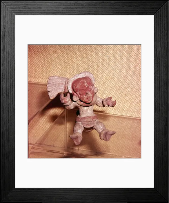 Framed Print : Mexican Terracotta Figurine, Huaxtec Culture, Aztec Period, c15th century Framed Print : Mexican Terracotta Figurine, Huaxtec Culture, Aztec Period, c15th century