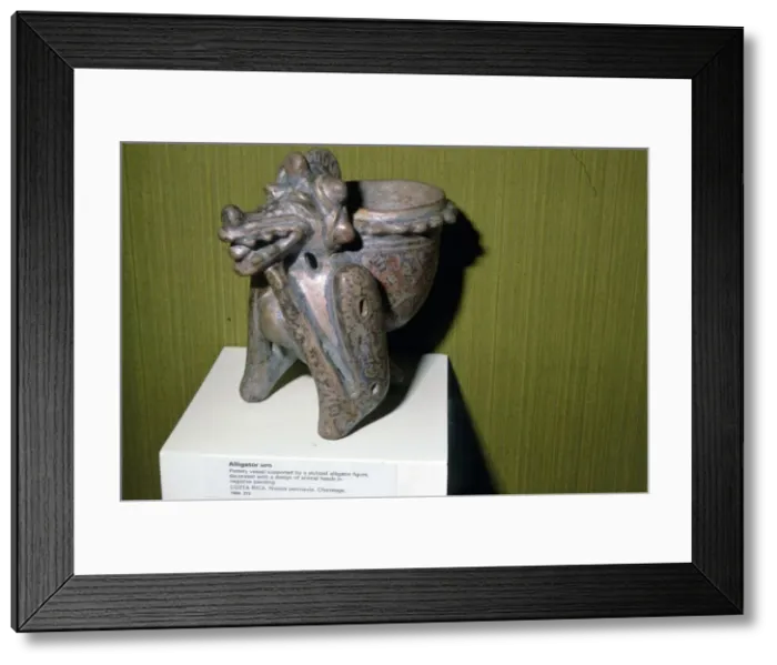 Framed Print : Pottery Vessel supported by Alligator Figure, Nicoya Peninsula, Chorotega, Costa Rica Framed Print : Pottery Vessel supported by Alligator Figure, Nicoya Peninsula, Chorotega, Costa Rica