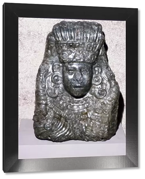 Aztec Jade Bust of Quetzalcoatl, 1360-1521