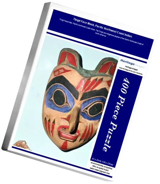 Tlingit Face Mask, Pacific Northwest Coast Indian