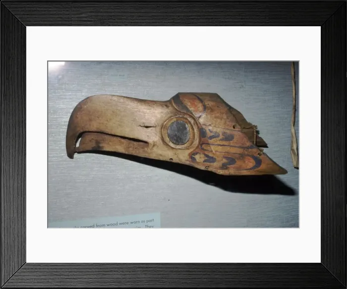 Framed Print : Nootka Eagle Mask, Pacific Northwest Coast, North American Indian Framed Print : Nootka Eagle Mask, Pacific Northwest Coast, North American Indian