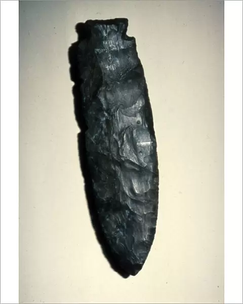 North American Indian Archaic Stone chipped Spear Point, Paleolithic