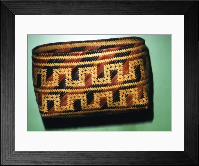Framed Print : North American Chitimacka Indian Basket Framed Print : North American Chitimacka Indian Basket