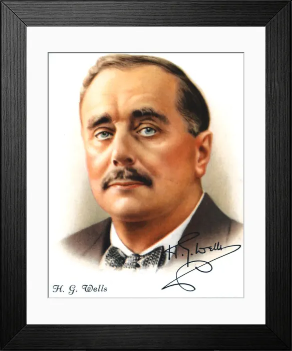 Framed Print : H. G. Wells, English author and popular historian, 1927 Framed Print : H. G. Wells, English author and popular historian, 1927